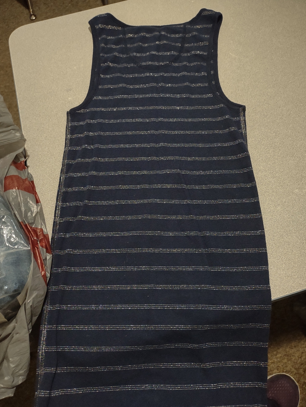American Eagle Medium Navy Tank 1384sm